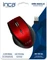Inca IWM-500GLK Wireless Mouse rot/schwarz, USB Vorschaubild
