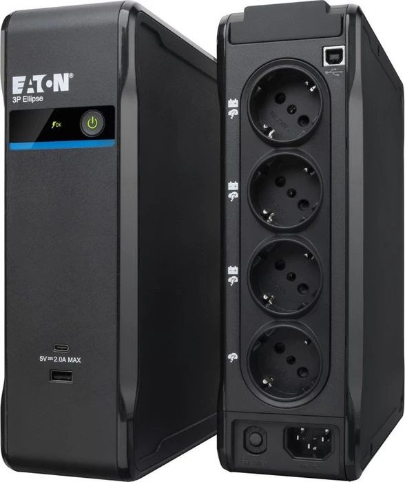 Eaton 3P Ellipse 700, 700VA, DIN, USB