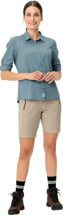 Vaude Rosemoor IV Hemd langarm nordic blue (Damen)