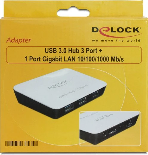 DeLOCK RJ-45, USB 3.0 Micro-B [Buchse]