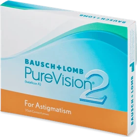 Bausch&Lomb PureVision 2 HD for Astigmatism, -0.25 Dioptrien, 3 Stück