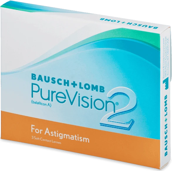 Bausch&Lomb PureVision 2 HD for Astigmatism, -0.25 Dioptrien, 3 Stück