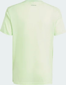 adidas Training Aeroready Funktionsshirt kurzarm semi green spark/reflective silver (Junior)