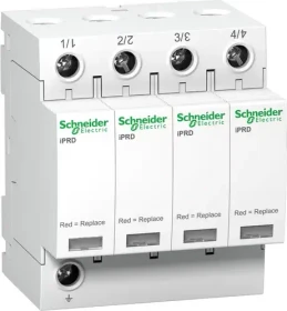 Schneider Electric Überspannungsabl. iPRD40r, Typ 2, Steckbare Schutzmodule, 4P, Imax 40kA