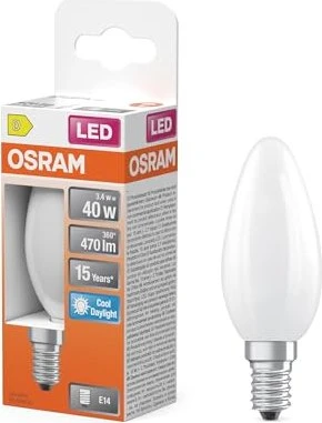 Osram Ledvance LED Retrofit Star Classic B 40 Filament 3.4W/865 E14 matt