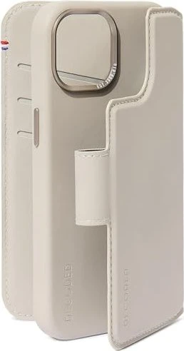 Decoded Leather Detachable Wallet MagSafe für Apple iPhone 15 Plus Clay