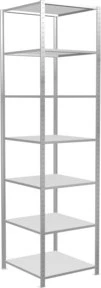 Schulte Lagertechnik Multiplus 150 Schwerlastregal 75x300x80cm lichtgrau
