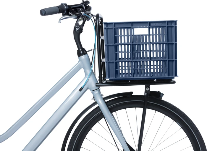 Basil Crate L Fahrradkorb bluestone