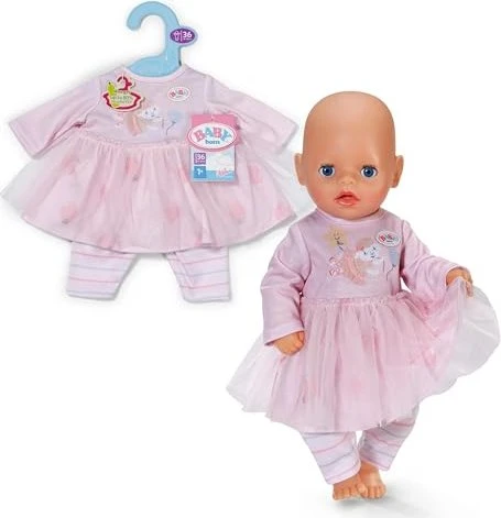 Zapf creation BABY born Mode - Kleid rose 36cm