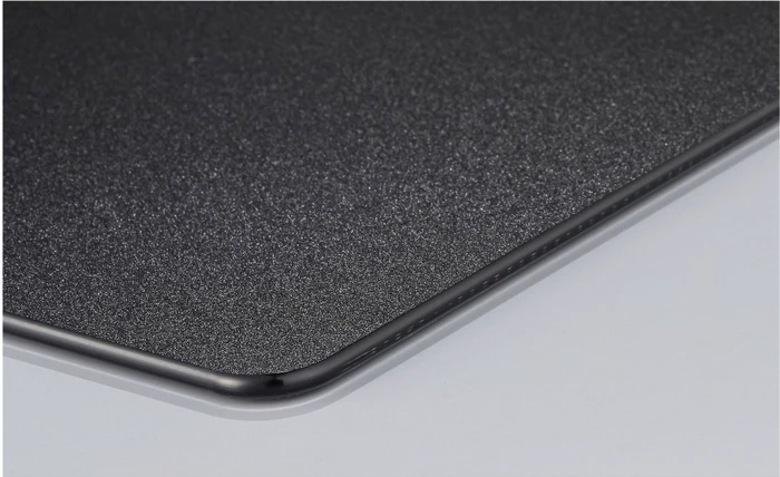 Renkforce RF-GMP-500 Gaming-Mauspad aus Glas, 490x420mm, schwarz