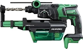 Hikoki DH18DPCWUZ Akku-Bohrhammer inkl. Koffer + 2 Akkus 5.0Ah + Absaugeinheit