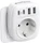 Lencent 5-in-1 Steckdosenadapter weiß