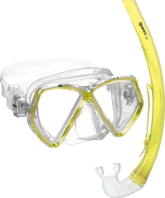 Mares Zephir Schnorchel-Set clear/yellow (Junior)
