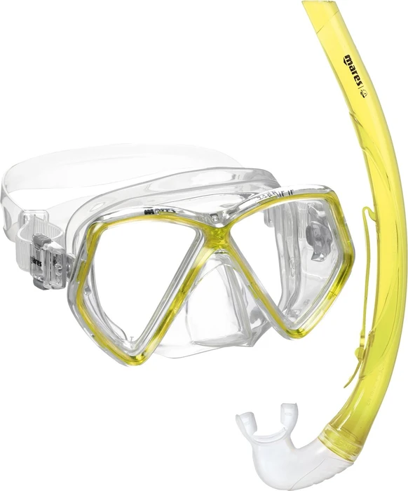 Mares Zephir Schnorchel-Set clear/yellow (Junior)