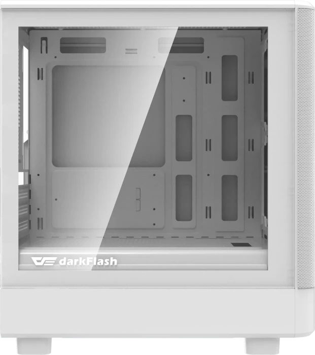 DarkFlash DB330M Mesh White, Glasfenster