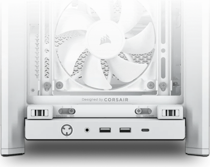 Corsair Frame 4000X RS ARGB, weiß, Glasfenster