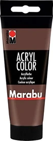 Marabu Acryl Color Acrylfarbe, mittelbraun, 100ml