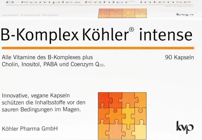 B-Komplex Köhler Intense Kapseln, 90 Stück