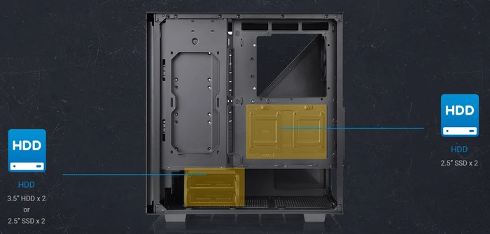 Thermaltake Divider 300 TG Air, schwarz, Glasfenster