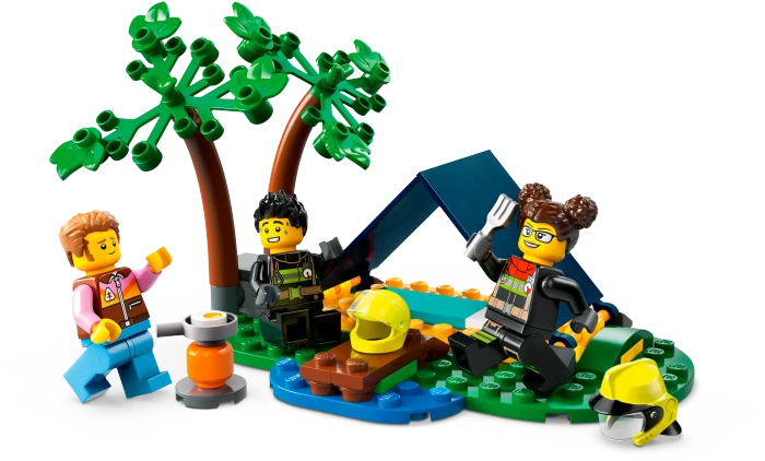 LEGO City - Feuerwehrgeländewagen mit Rettungsboot