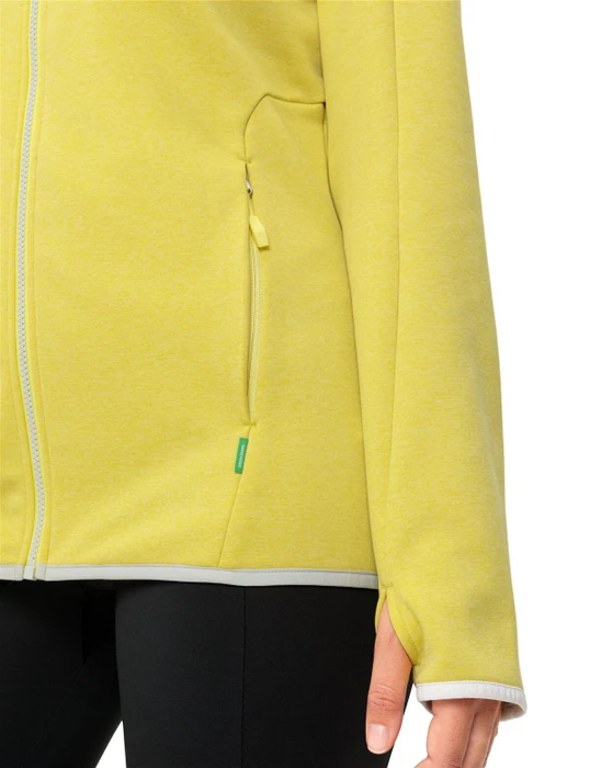 Vaude Valsorda Fleece Hoodie Funktionsjacke sunbeam (Damen)
