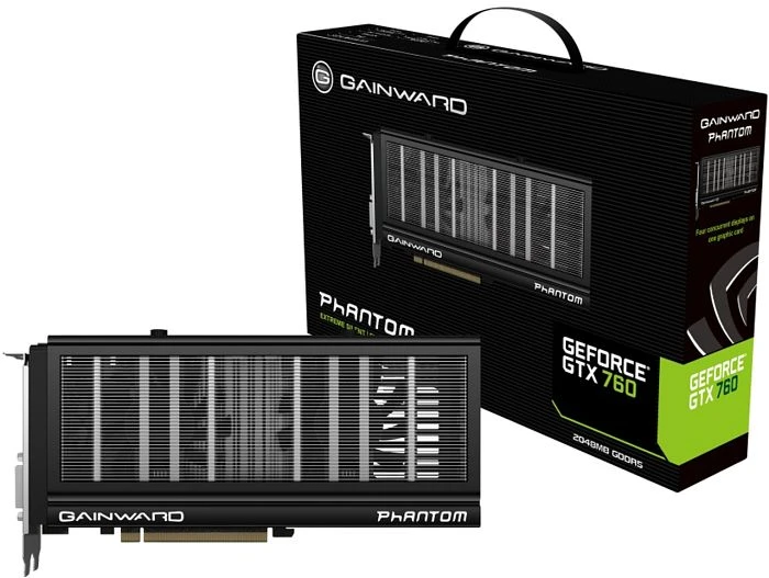Gainward GeForce GTX 760 Phantom, 2GB GDDR5, 2x DVI, HDMI, DP