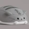 Akko x Waigua Cat Theme Wireless Mouse, Gray Mimo, USB Vorschaubild
