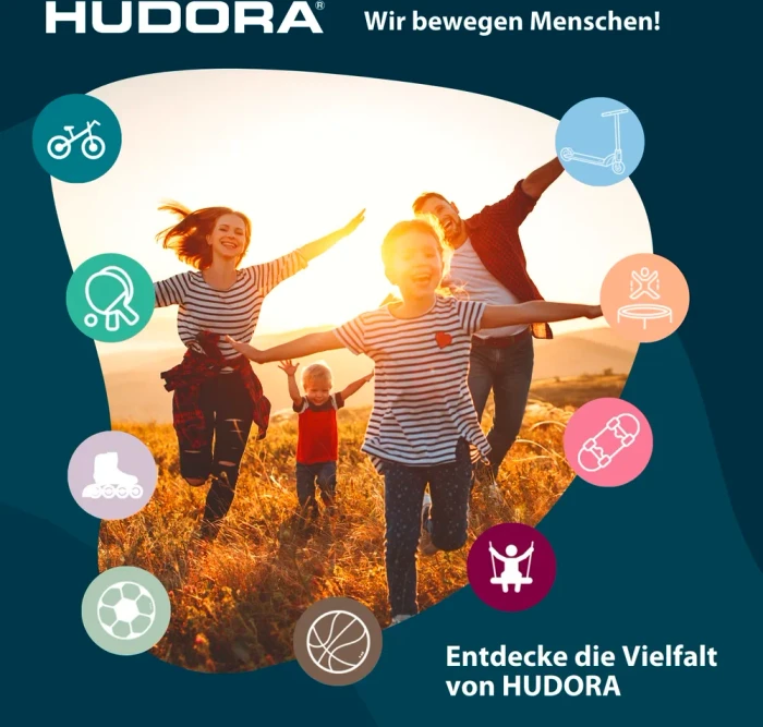 Hudora My First Quad LED Girl Rollschuhe (Junior)