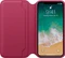 Apple Leder Folio Case für iPhone X beerenrot Vorschaubild