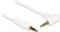 DeLOCK 3.5mm 4-Pin Klinke gerade/gewinkelt weiß 0.5m Vorschaubild