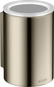Hansgrohe Axor Universal Circular Zahnputzbecher mit Halter polished nickel