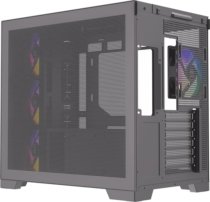 Silentware View A-RGB Black, Glasfenster