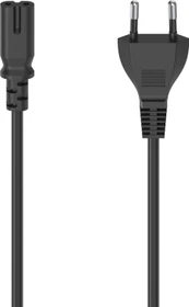 Hama Euro-Netzkabel, 1.5m schwarz