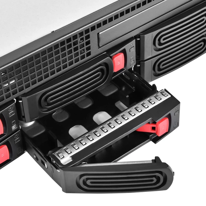 SilverStone RM21-308, Rackmount Storage, schwarz/grau, 2HE, ATX