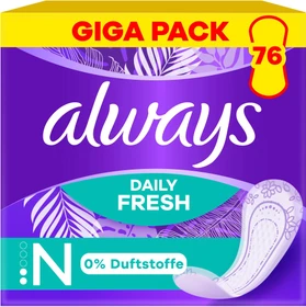 Always Daily Fresh Flexistyle Normal ohne Duft, 76 Stück
