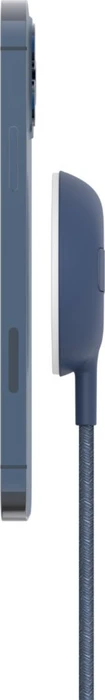 Belkin BoostCharge Pro tragbares drahtloses Ladepad mit MagSafe 15W blau