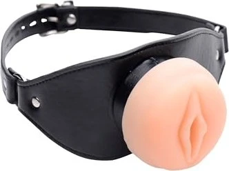 XR Brands Master Series Pussy Face Oral Sex Mouth Gag