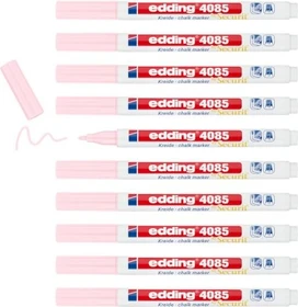 edding 4085 Kreidemarker pastellrosa, 10er-Pack