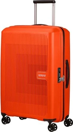American Tourister AeroStep M Trolley mit 4 Rollen 67cm bright orange