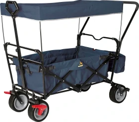 Pinolino Paxi dlx Comfort mit Bremse Klapp Bollerwagen marineblau