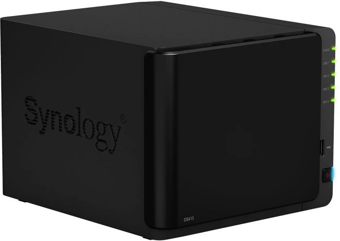 Synology DiskStation DS413, 1GB RAM, 1x RJ-45 1000Base-T, 2x USB-A 3.0