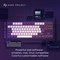 Dark Project ALU87A Violet Gaming Keyboard, weiß/violett, LEDs RGB, g3ms Sapphire, USB, DE Vorschaubild