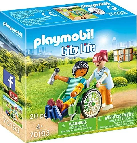 playmobil City Life Patient im Rollstuhl