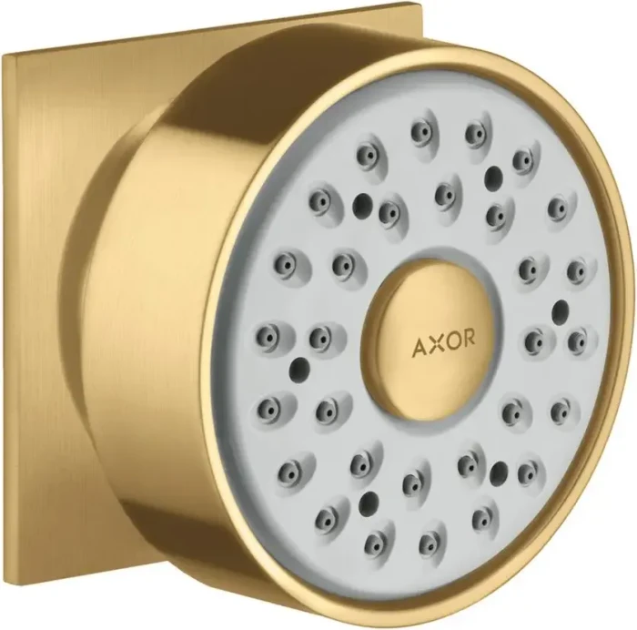 Hansgrohe Axor Seitenbrause eckig 1jet brushed goldoptik
