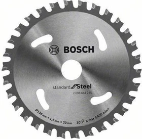 Bosch Professional Standard for Steel Kreissägeblatt 30Z, 136x1.2x20mm, 1 Stück