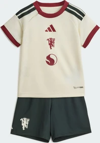 adidas Manchester United Mini 2026/2027 Ausweichausrüstung ivory/jungle ink (Junior)