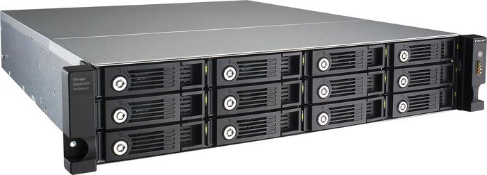 QNAP Rack Expansion Unit UX-1200U-RP 96TB, 1x USB 3.0, 2HE