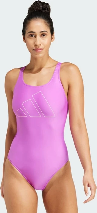 adidas Big Bars Badeanzug purple burst (Damen)