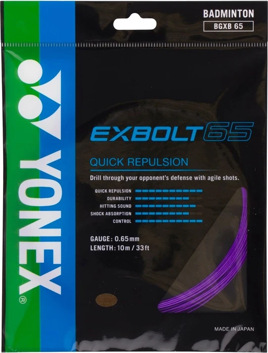 Yonex Exbolt 65 Badmintonsaite 