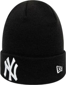 New Era New York Yankees Essential Cuff Beanie schwarz/weiß
